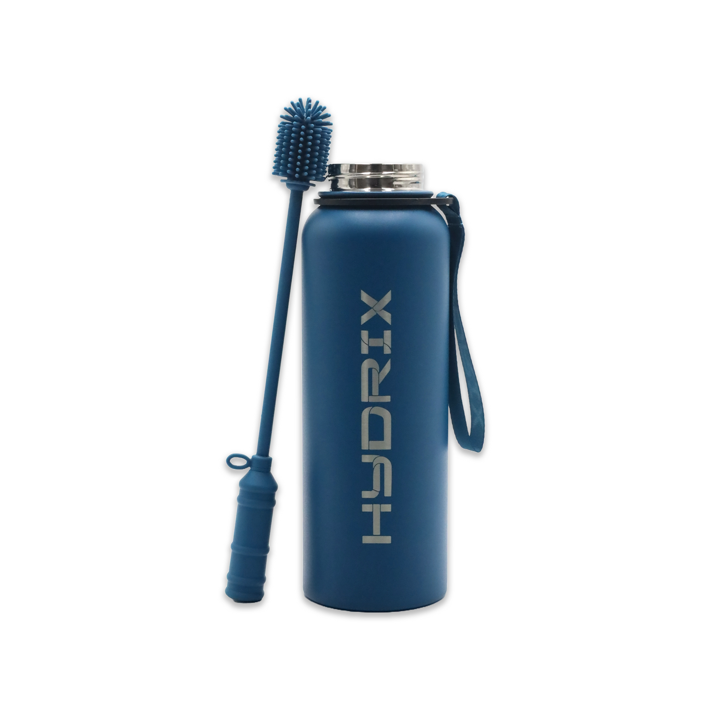 Hydrix 40oz navy bottle and cleaning brush – cleaning kit for daily hydration in UAE heat