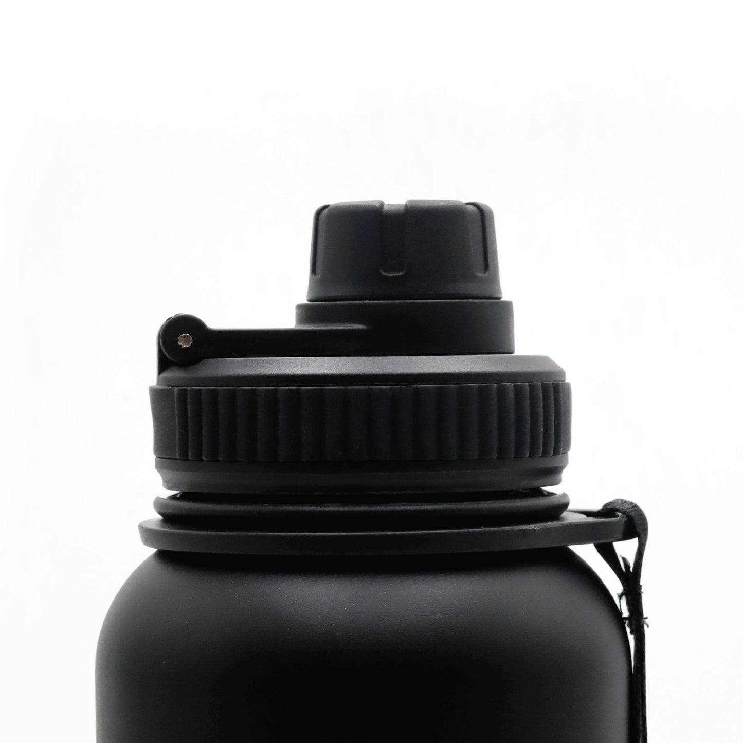 Hydrix 40oz black bottle with thermal lock lid – keeps drinks hot or cold on Dubai office or beach days